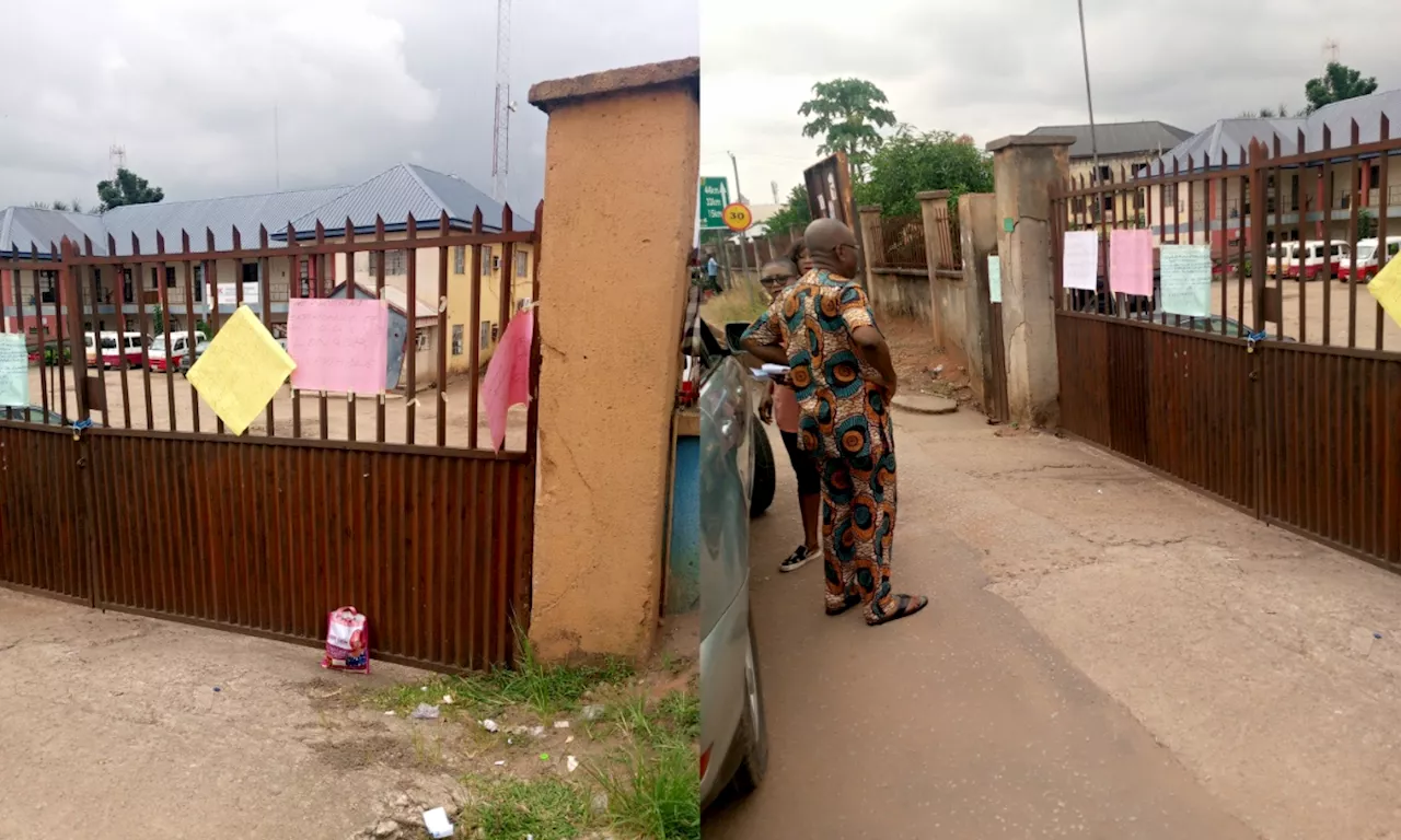 Workers, customers loiter as NLC seals EEDC office in Umuahia