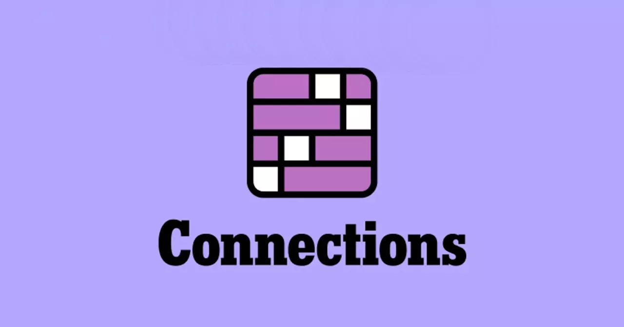 Connections NYT Connections hints and answers for Monday, May 13