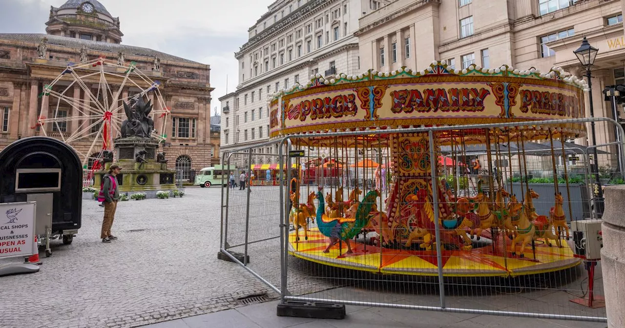 Mystery funfair appears in Exchange Flags that nobody can ride