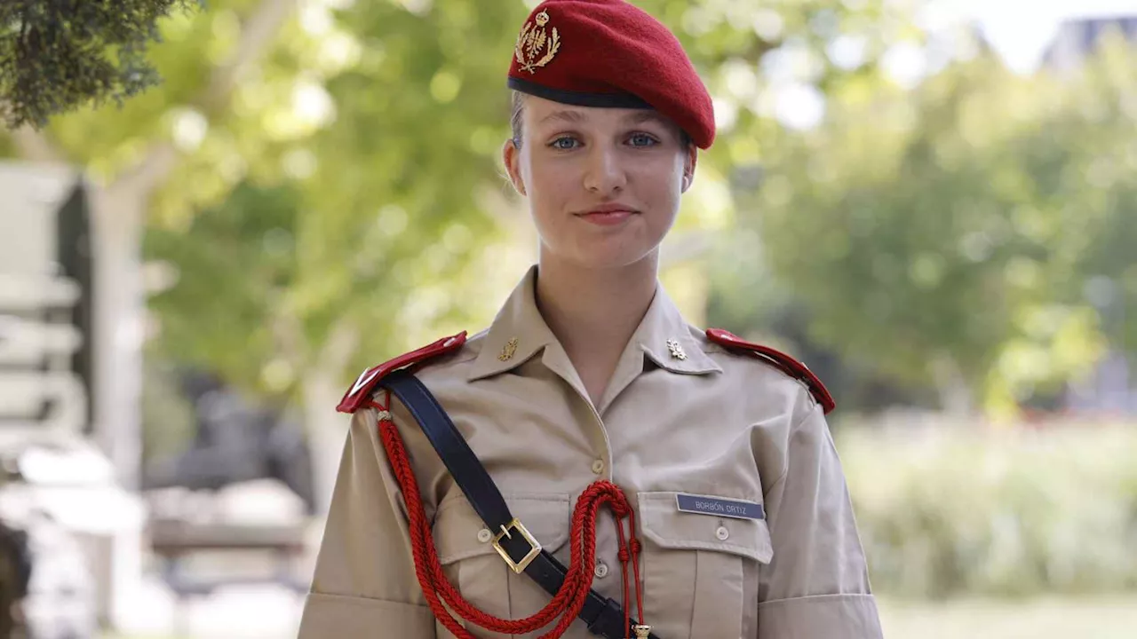 Leonor en la recta final de su primer año militar: acto en Segovia y graduación