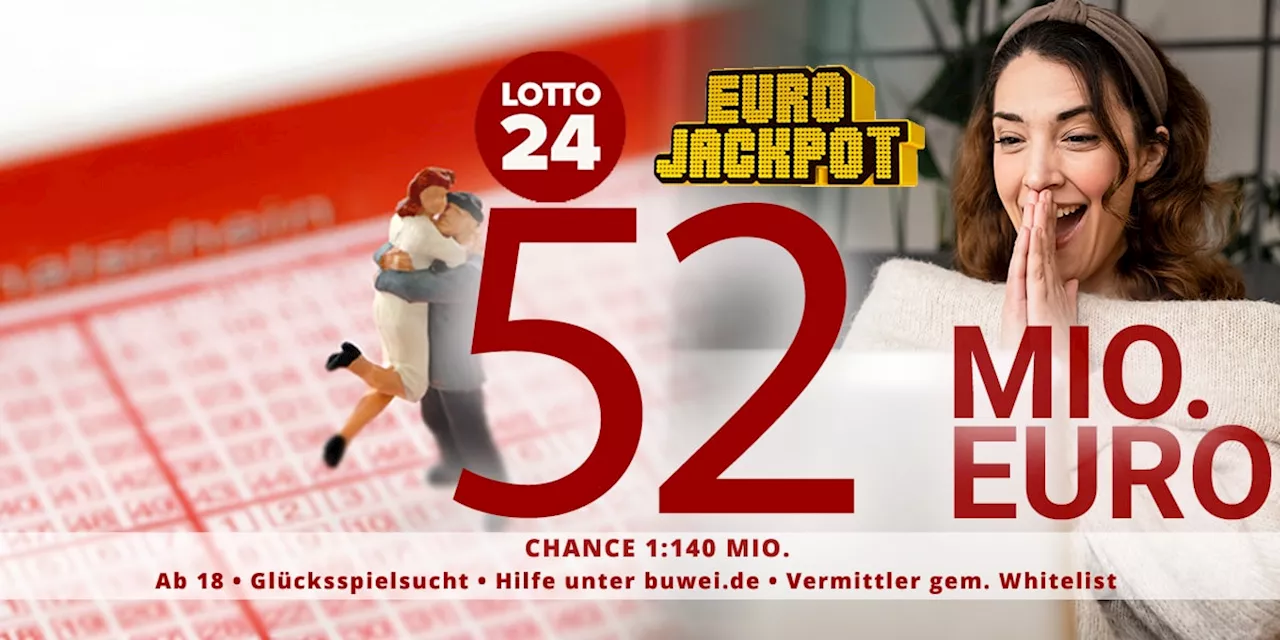 52 Millionen Euro im Eurojackpot