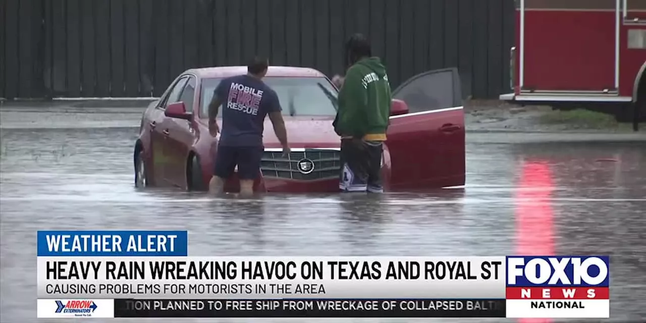 Water rescue highlights flood-prone Texas Street near Mobile County Metro Jail