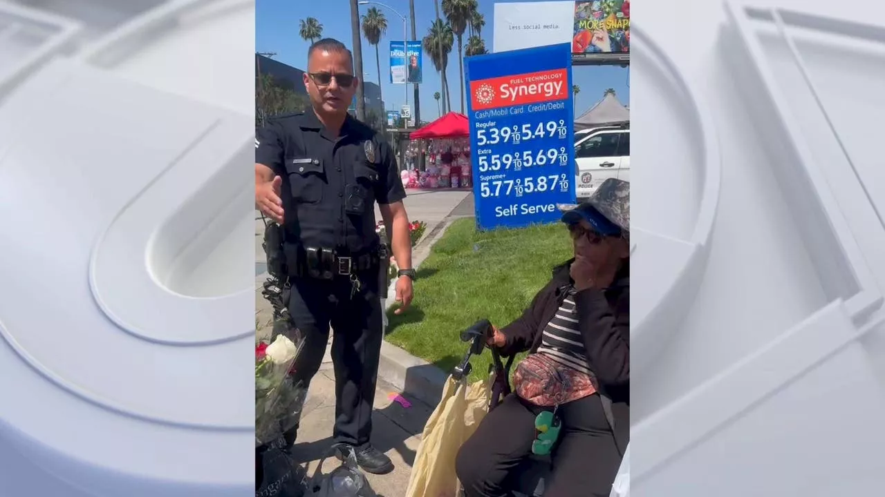 Cops called on Van Nuys 'flower grandma' on Mother's Day