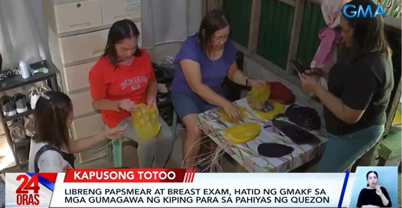 'Kiping' mothers of Lucban receive free med exams from GMA Kapuso Foundation