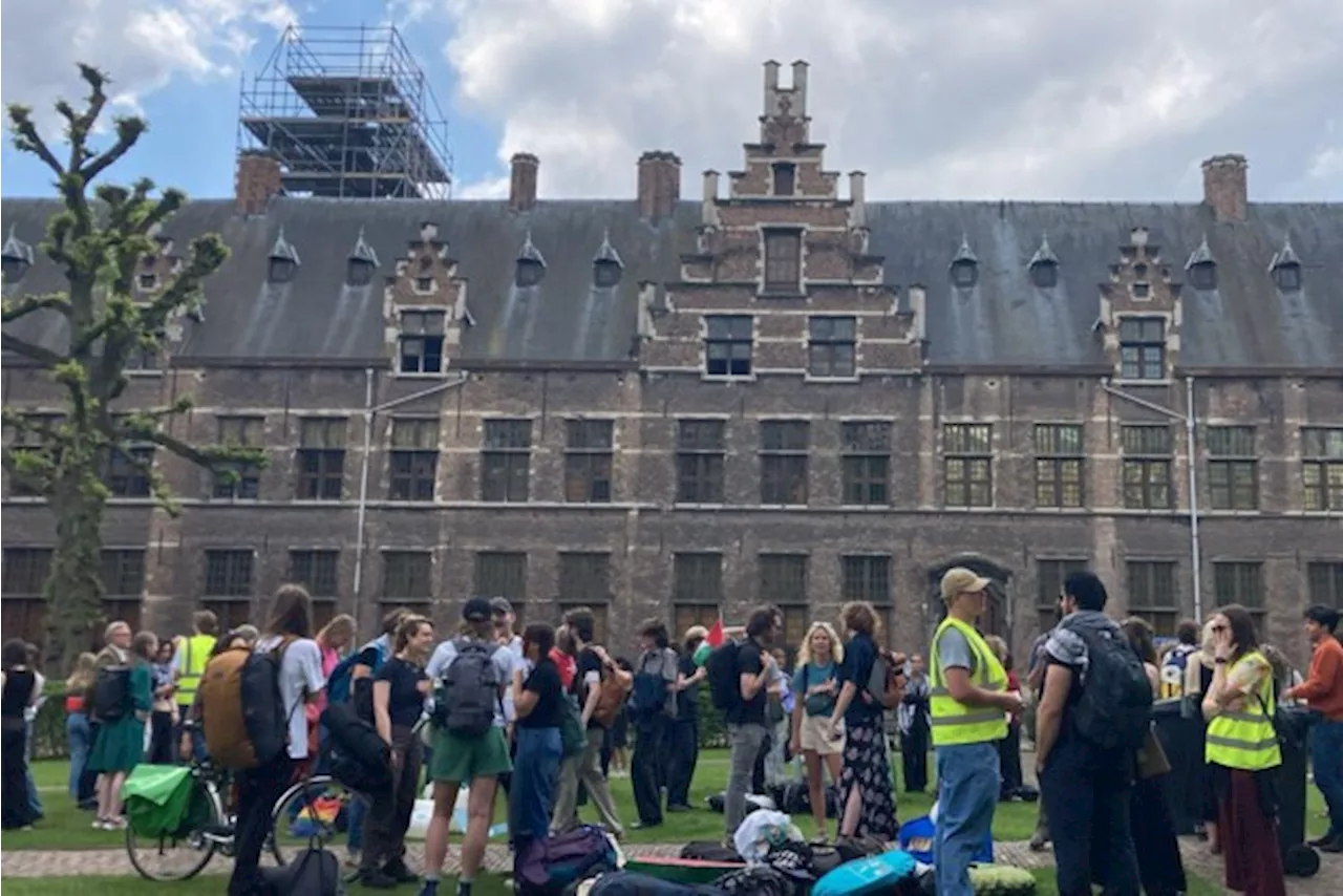 Studentenprotest breidt uit: studenten bezetten UAntwerpen tegen oorlog in Gaza