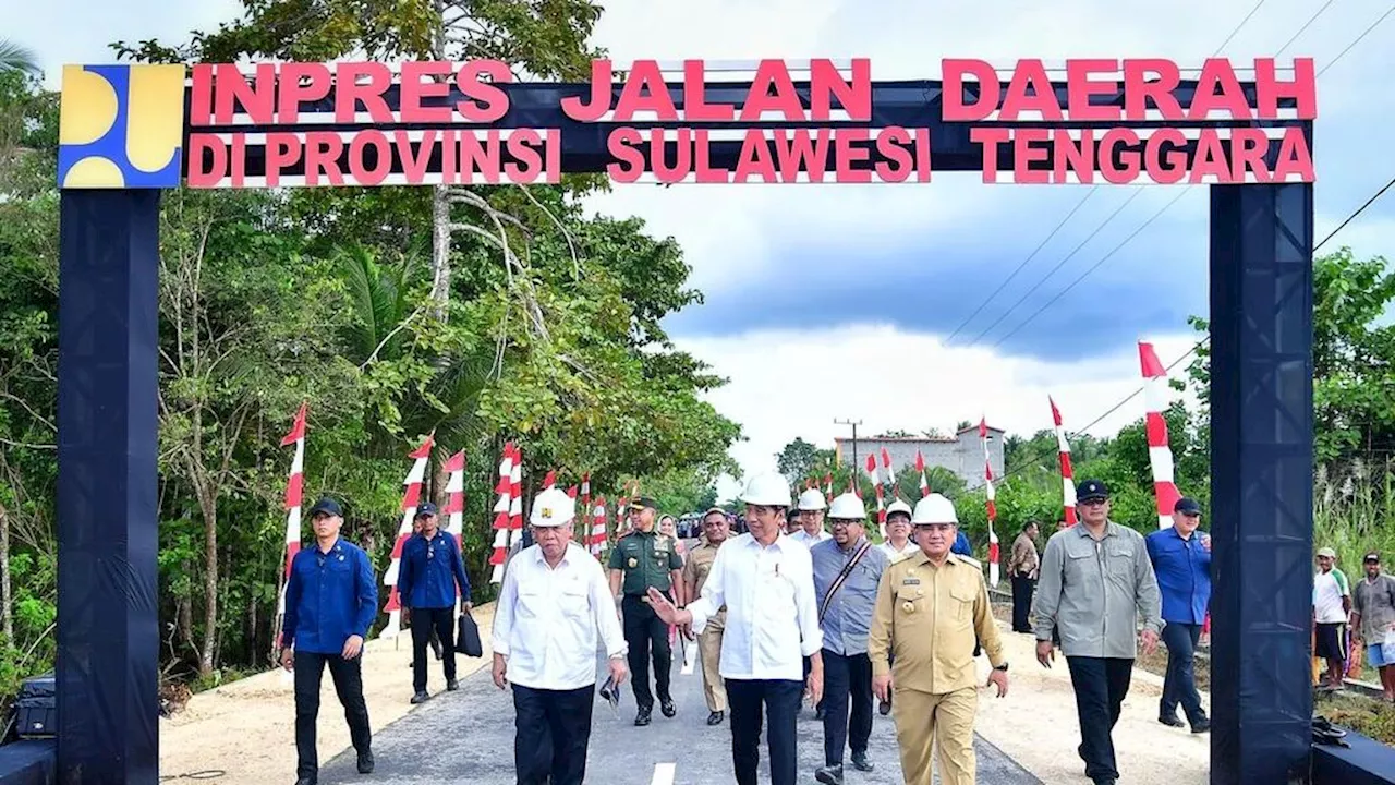 22 Ruas Jalan Daerah di Sultra Akhirnya Mulus