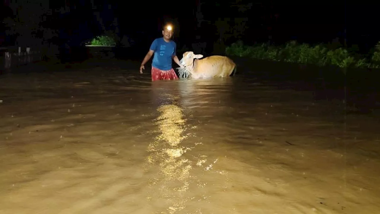 Banjir di Aceh Jaya, Sembilan Desa Tergenang