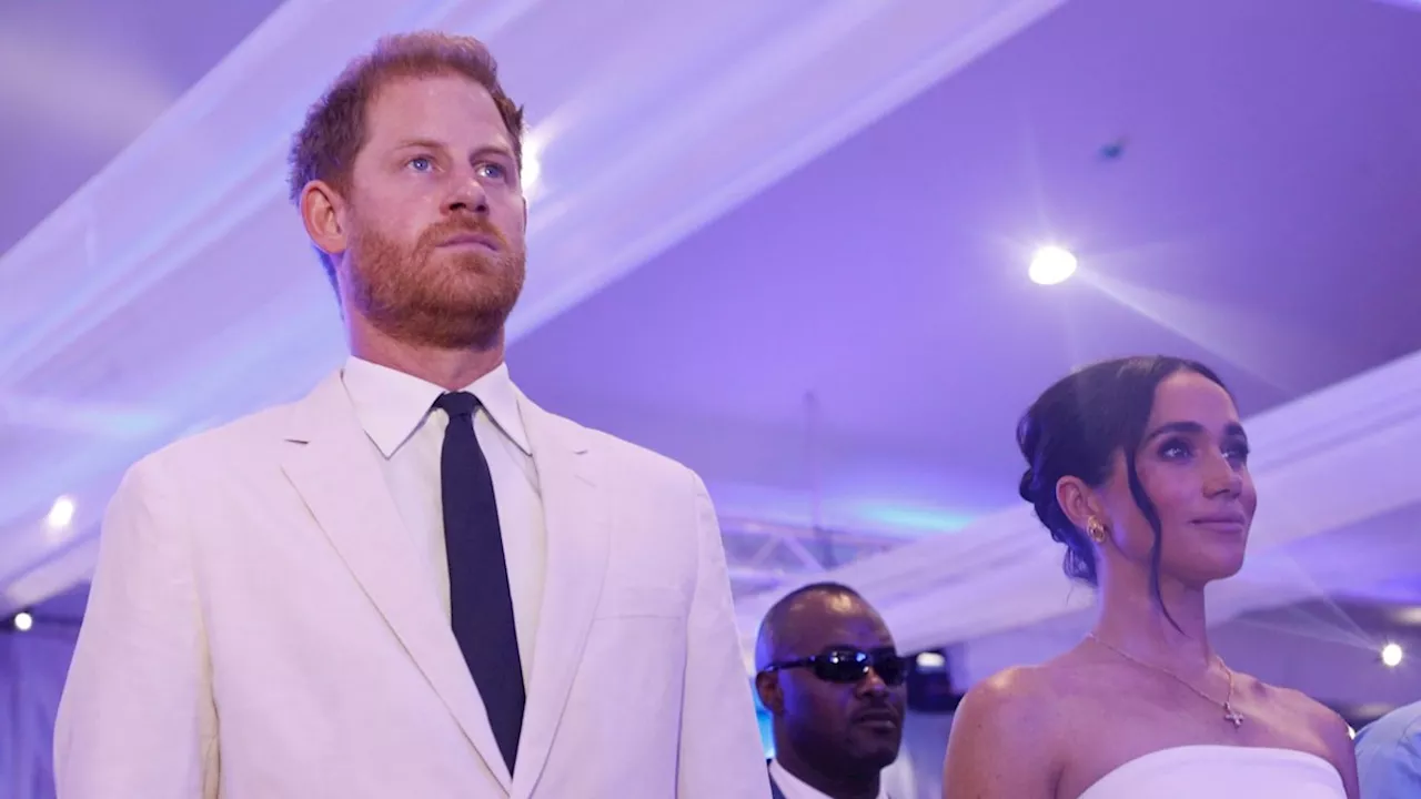 Prince Harry and Meghan Markle's reaction revealed as God Save the King is sung