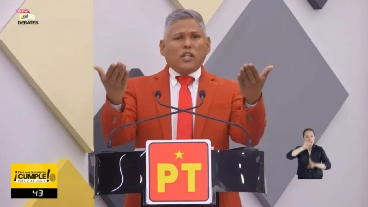 VIDEO: Candidato del PT se hace viral por cantar &quot;Señora, señora&quot; en pleno debate