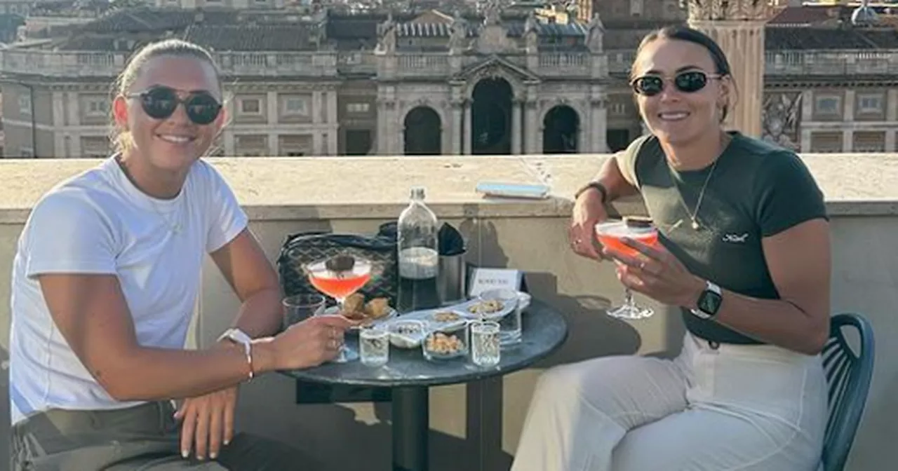 Katie McCabe and teammate spark romance rumours with pictures from Rome trip