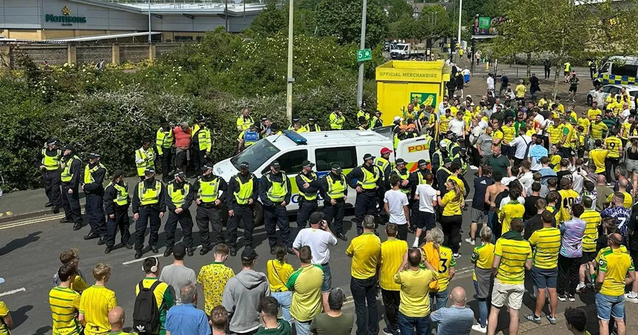 Police provide update after Leeds fan left covered in blood in attack at Norwich