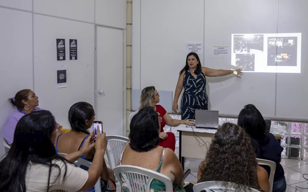 Mulheres participam de roda de conversa sobre empreendedorismo em Mesquita