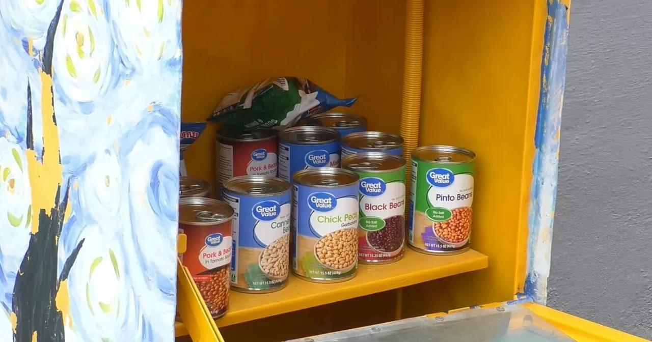 'Take what you need, leave what you can': Blessing box serves downtown community