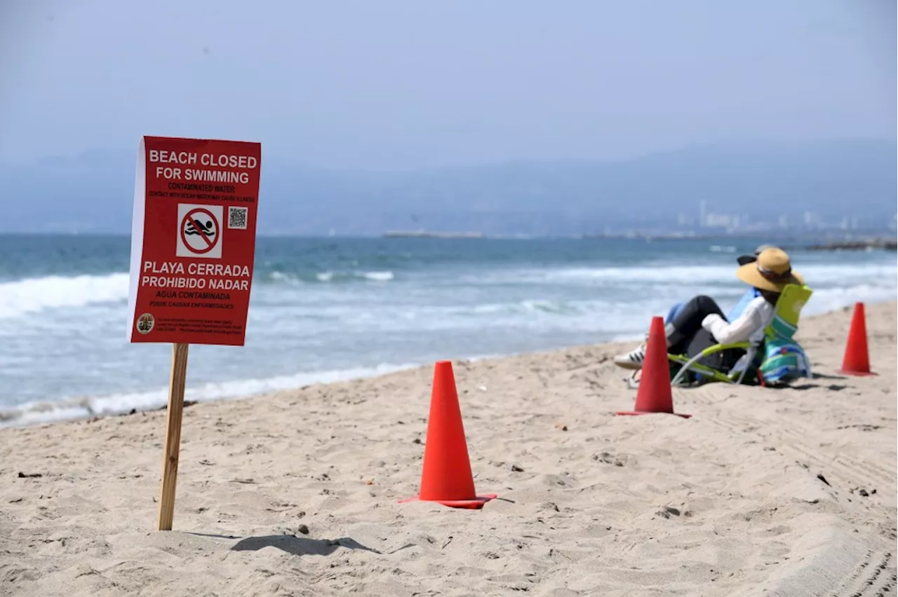 LA County lifts 2 beach warnings amid sewage spill; 8 remain in place