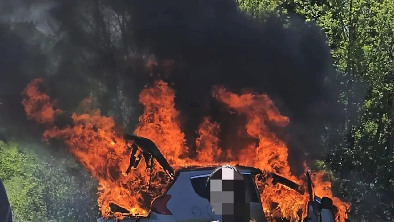 'Ma voiture a soudainement pris feu', une famille aveyronnaise lance un appel à la solidarité