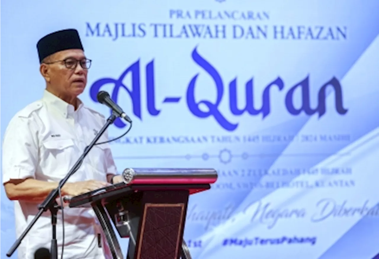 Claims of Islam under threat: Statement causing bad perception, says Pahang MB