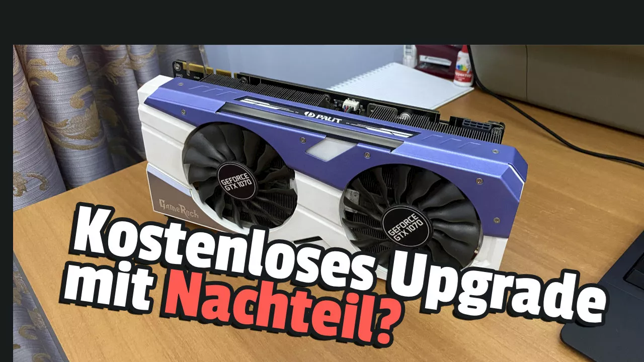 Spieler fragt, ob er die Grafikkarte gegen ein älteres Modell tauschen sollte