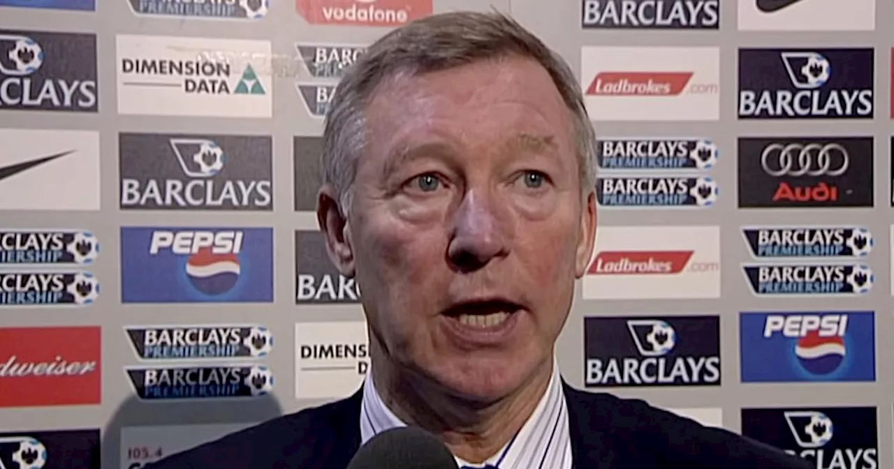 Sir Alex Ferguson was fuming – he blamed me for Man Utd missing out on UCL final