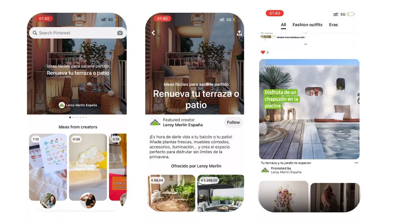 Leroy Merlin presenta su nueva campaña de patrocinio editorial en Pinterest