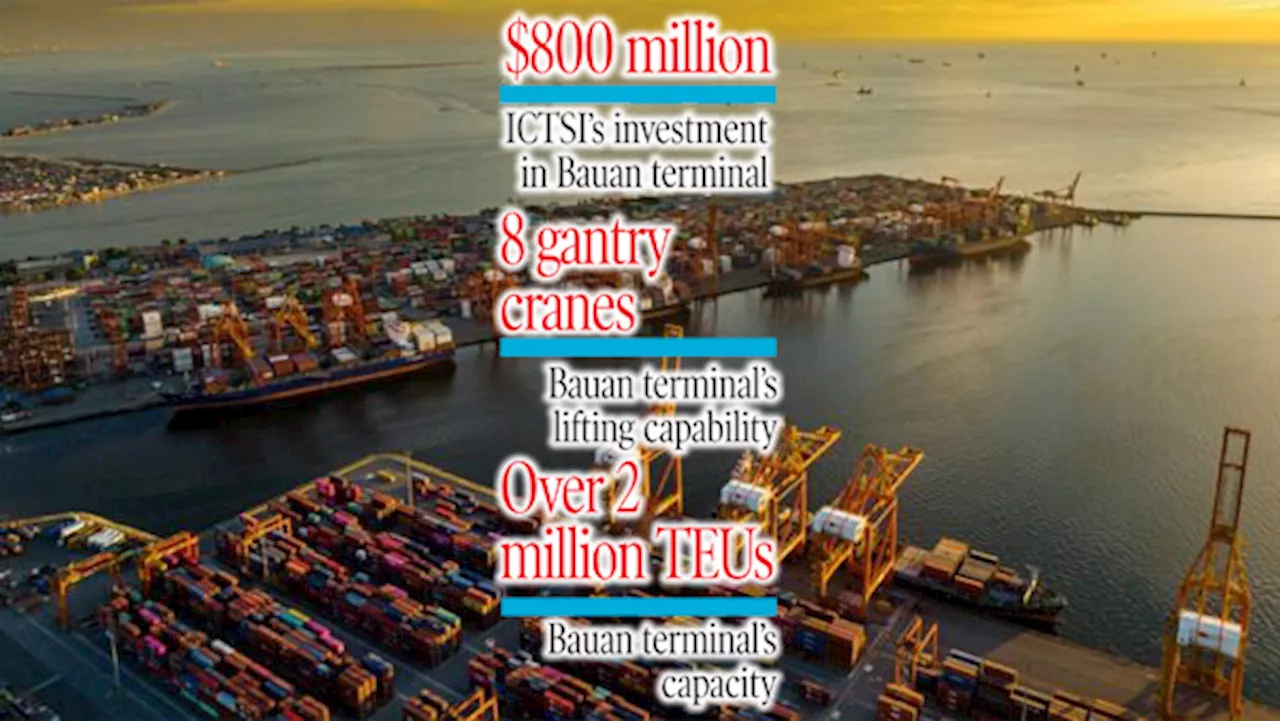 ICTSI investing $800m to build modern Bauan container terminal