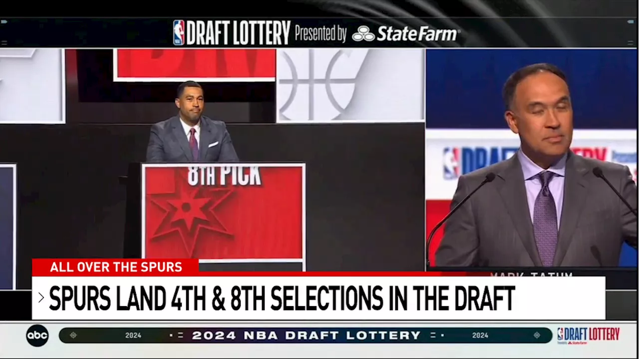 Spurs secure 4th and 8th pick of the 2024 NBA Draft, fans across San Antonio react