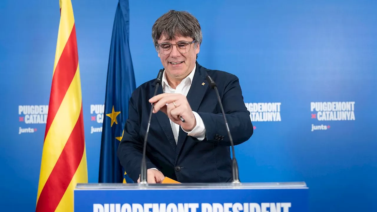 Keine Mehrheit in Katalonien: Exilant Carles Puigdemont will zurück an die Macht