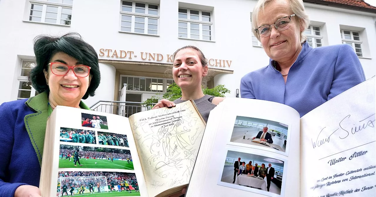 Liz Mohn, Angela Merkel und Co.: Diese Promis waren schon in Gütersloh zu Besuch