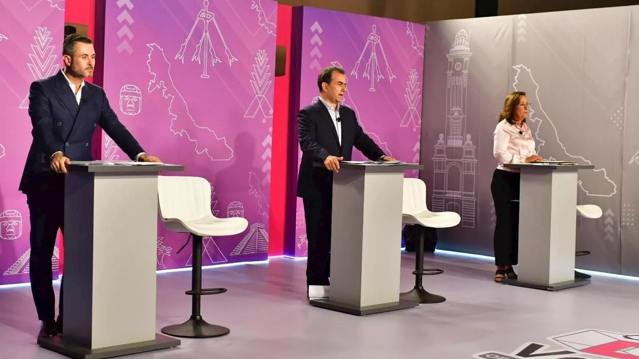 Debate en Veracruz: Yunes acusa corrupción e incompetencia de Nahle; ella lo tilda de “adúltero'