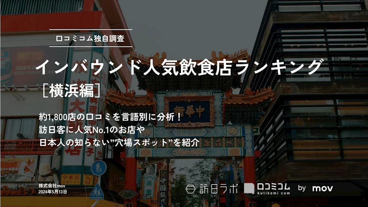 【独自調査】外国人に人気の飲食店ランキング【横浜編】1位は「楊國福マーラータン横浜中華街店」：インバウンド人気飲食店ランキング #インバウンドMEO