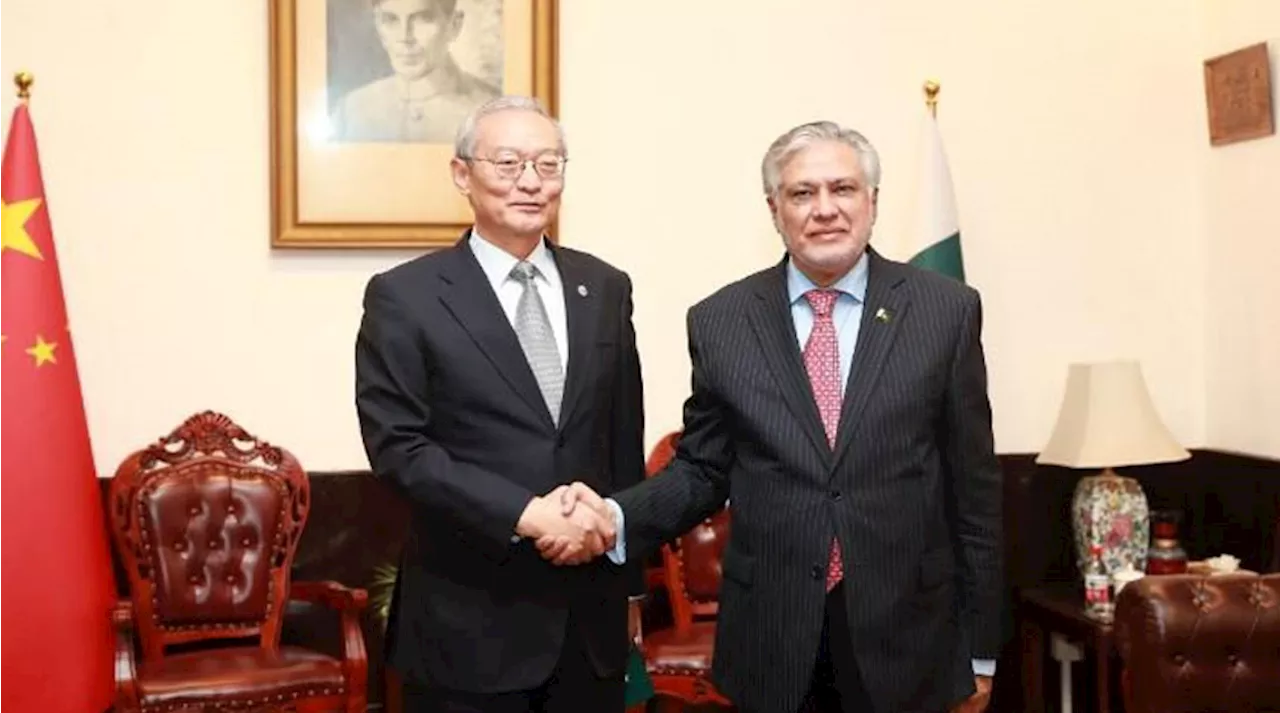 Deputy PM Visit To China: Dar Calls On SCO Chief Zhang Ming In Beijing