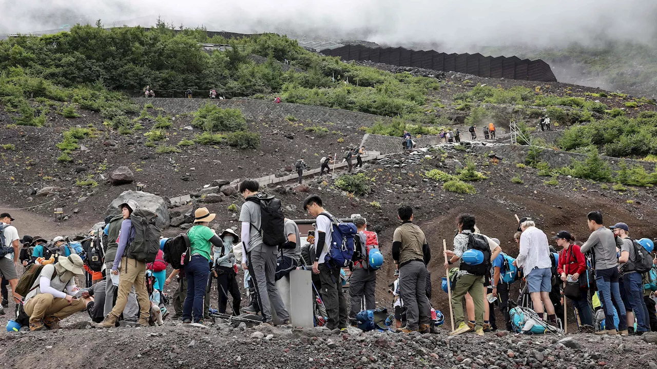 Los senderistas del Monte Fuji deberán reservar online previamente para evitar la congestión