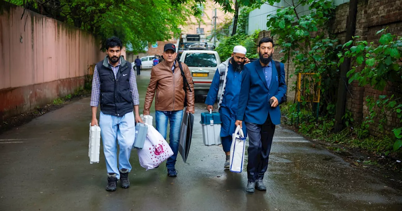 Kashmir's Srinagar votes in large numbers in first election since 2019