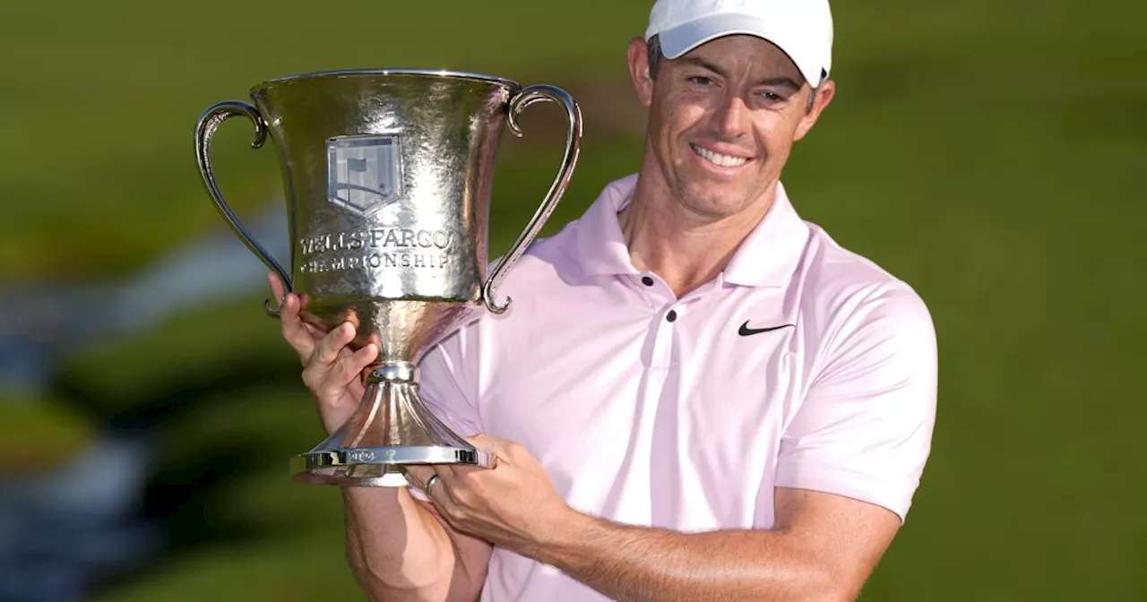 Rory McIlroy repuntó para ampliar su récord a cuatro títulos del campeonato Wells Fargo