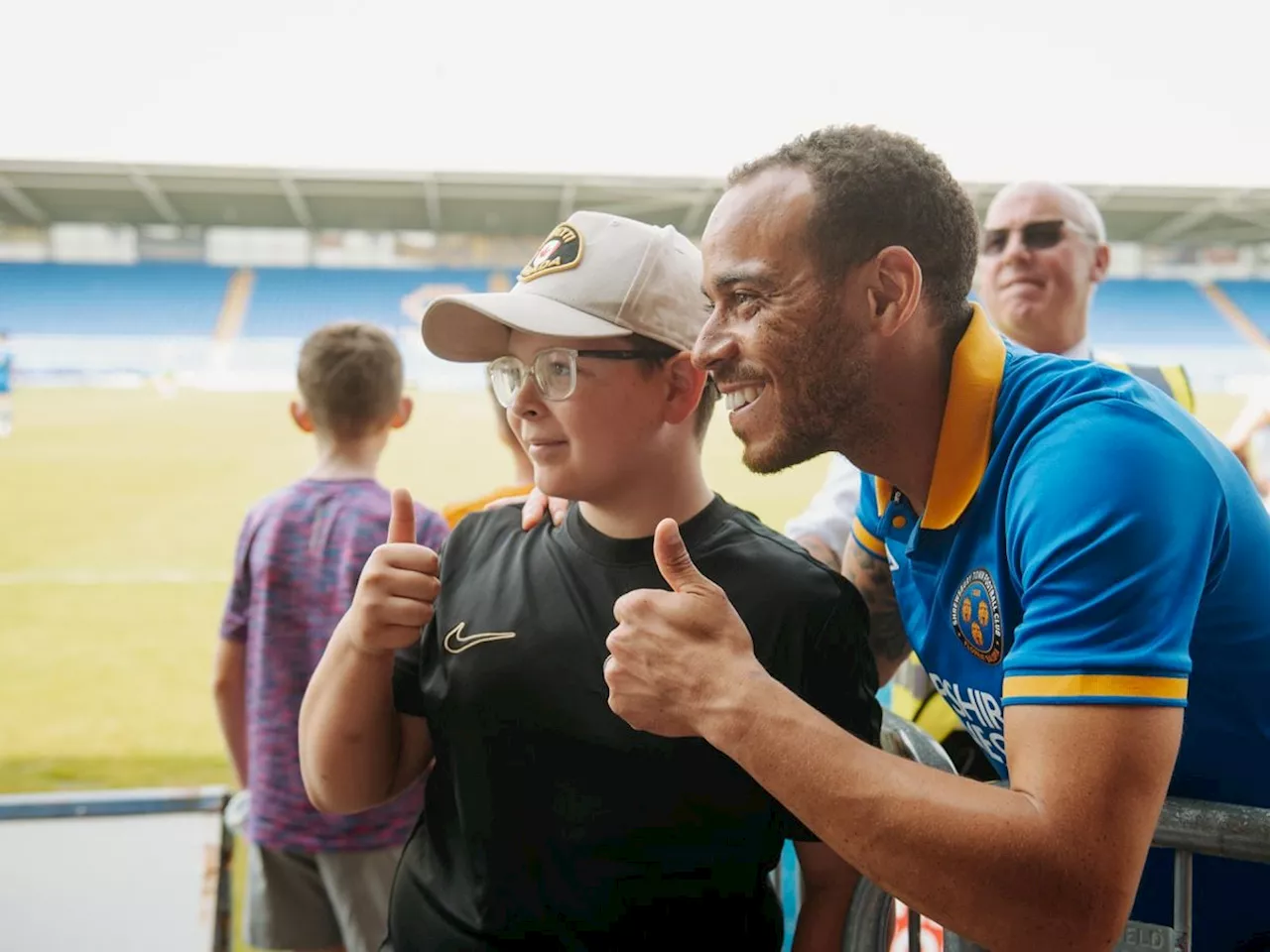 Elliott Bennett pays tribute to former Shrewsbury striker Marvin Morgan after marvellous Meadow day