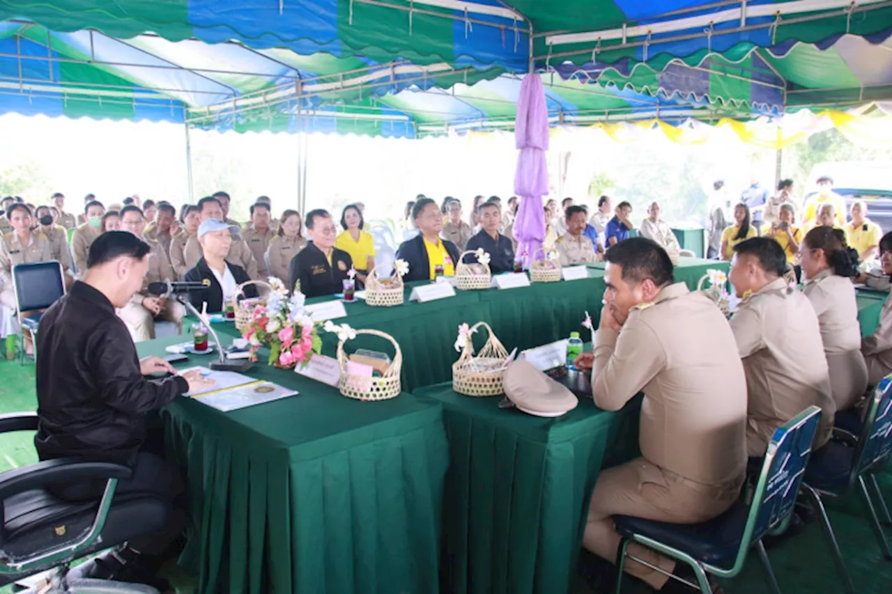 'กรมโยธาฯ' ร่วมคณะ มท.2 ลงพื้นที่เพชรบุรี ติดตามโครงการก่อสร้างเขื่อนป้องกันตลิ่ง เร่งแก้ปัญหากัดเซาะ บรรเทาความเดือดร้อนชาวบ้าน