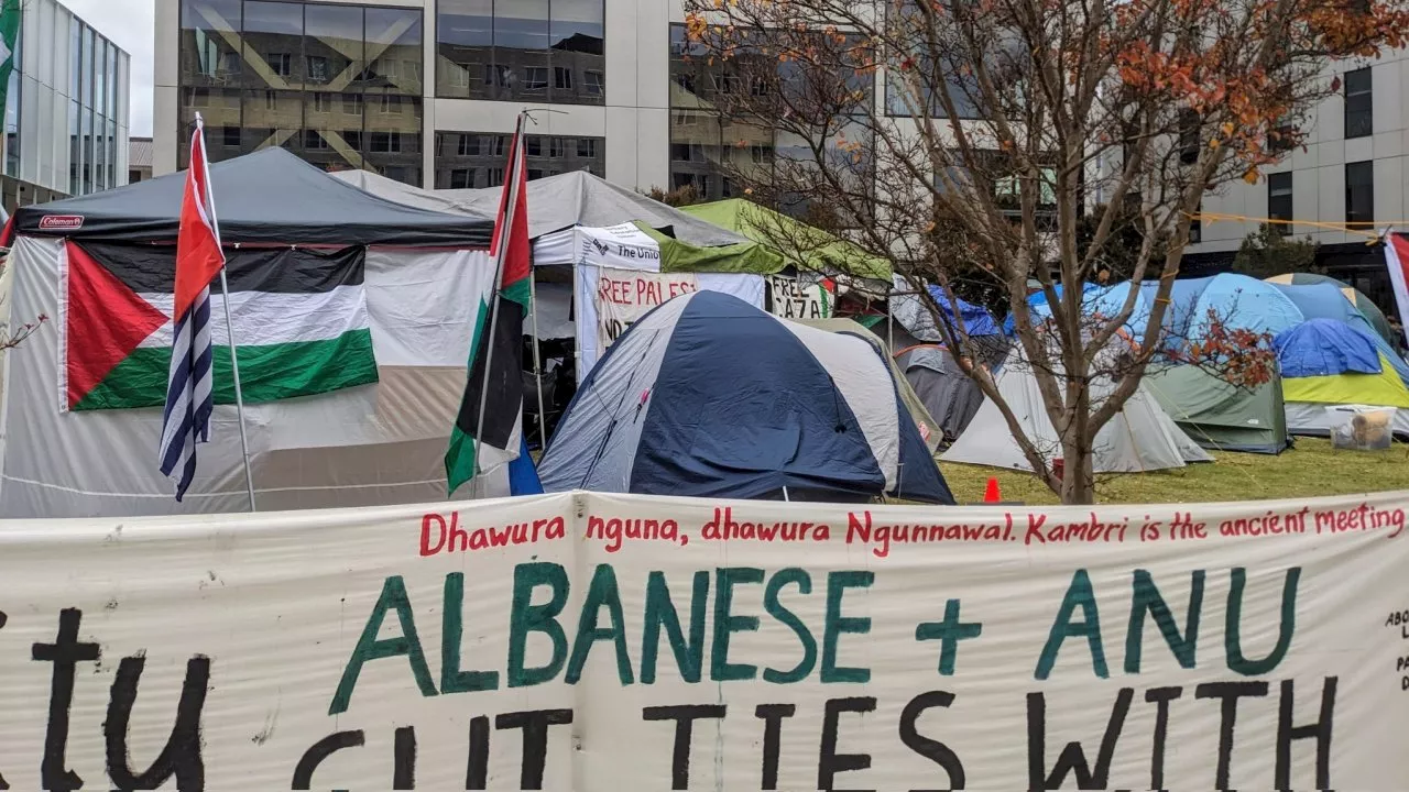 ANU cracks down on pro-Palestine camp