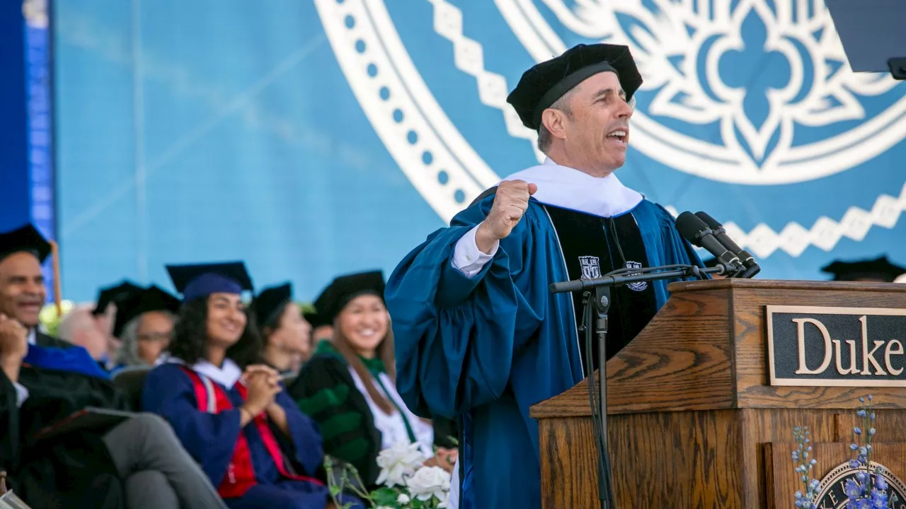 Students walk out on Jerry Seinfeld in pro-Palestine protest