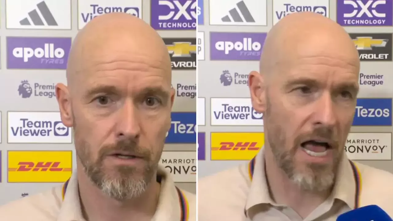 Erik ten Hag slams 'pathetic' Sky Sports question after Man Utd defeat vs Arsenal