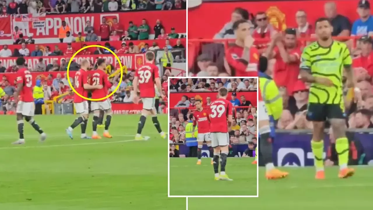 Manchester United: Fans spot Antony's reaction after being moved to ...