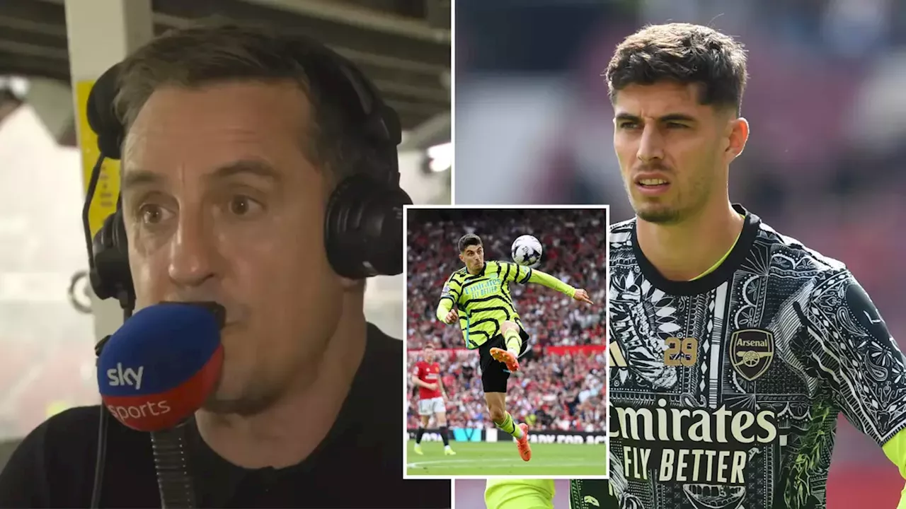 Gary Neville called 'disrespectful' after comparing Kai Havertz to former Premier League player