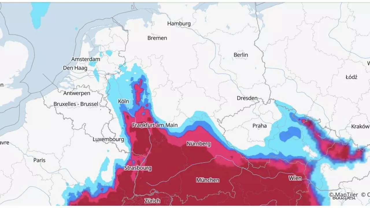 Unwetter in Deutschland: Karte zeigt live, wo Gewitter aufziehen