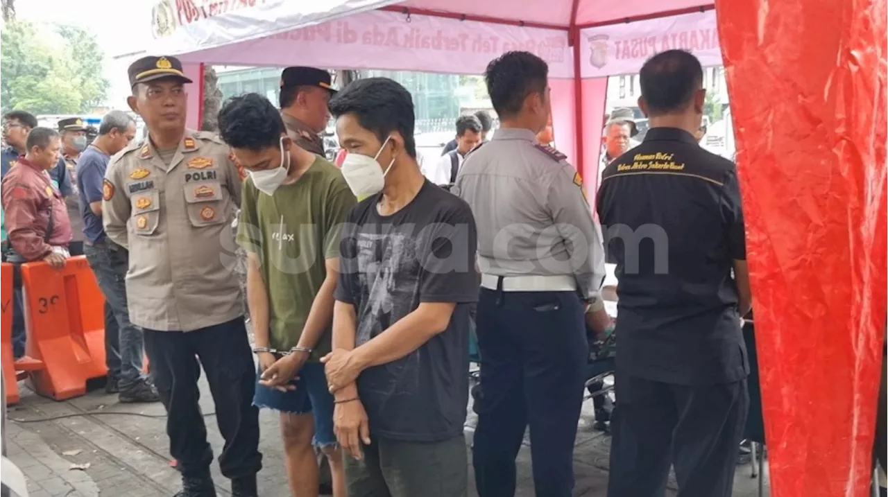 Dua Jukir Liar Minta Rp 150 Ribu Di Istiqlal Ditangkap, Ternyata Positif Narkoba Dan Terlibat Pencurian