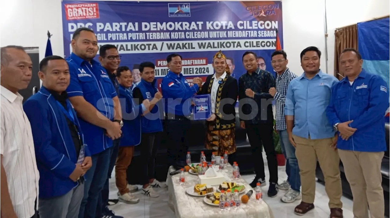 Ikut Penjaringan Bakal Calon Wali Kota Cilegon dari Partai Demokrat, Crazy Rich Cilegon Naik Mercy