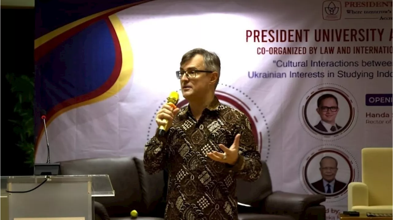 PresUniv dan Dubes Ukraina Vasyl Hamianin Bahas Pentingnya Bahasa untuk Saling Pahami Budaya dan Kerja Sama Antarbangsa