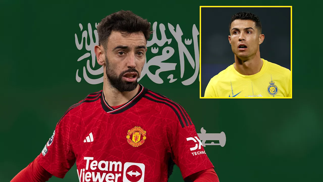 Bruno Fernandes targeted by Saudi Arabia as clubs eye marquee signing amid potential Cristiano Ronaldo...