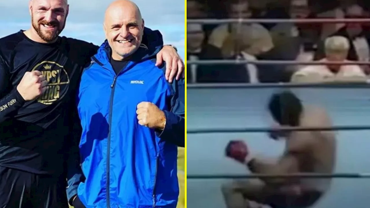 John Fury had 13 professional fights as a boxer and footage shows brutal KO against man who challenged...