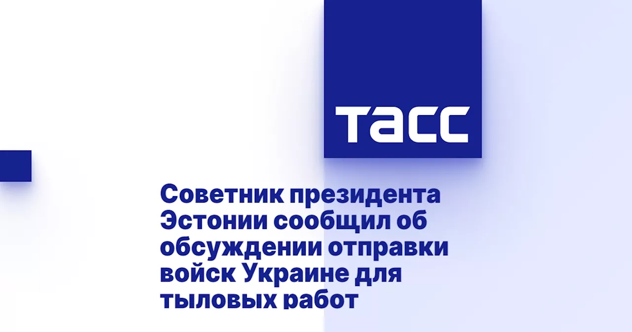 Советник президента Эстонии сообщил об обсуждении отправки войск Украине для тыловых работ