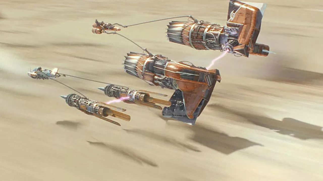 The Phantom Menace's podrace grew out of George Lucas’ neverending need for speed