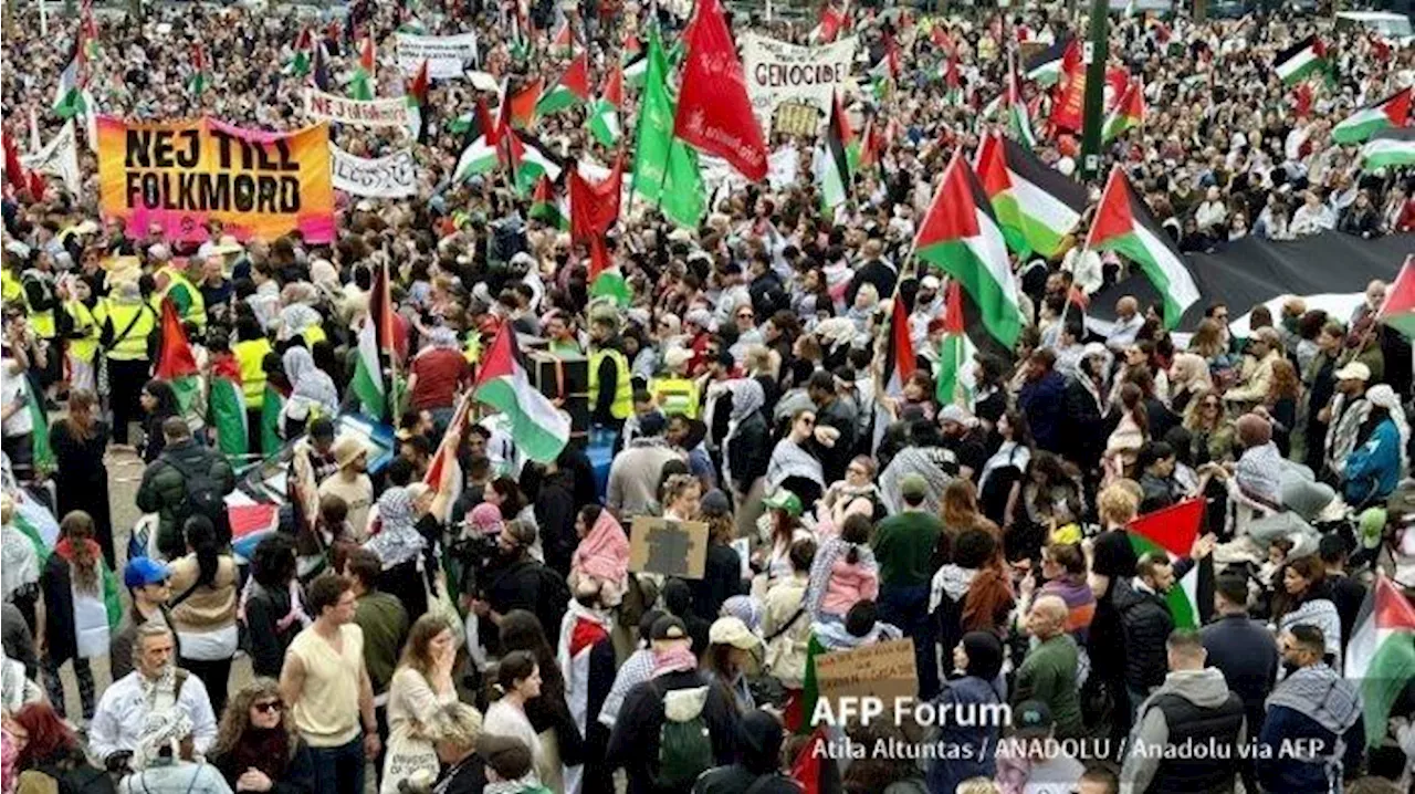 Ribuan Warga Swedia di Malmo Demo Anti Israel, Boikot Keikutsertaan Israel di Acara Musik Eurovision