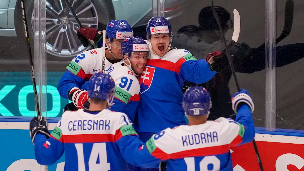 Slovakia upsets the US in OT at ice hockey worlds and Finland eases past Norway